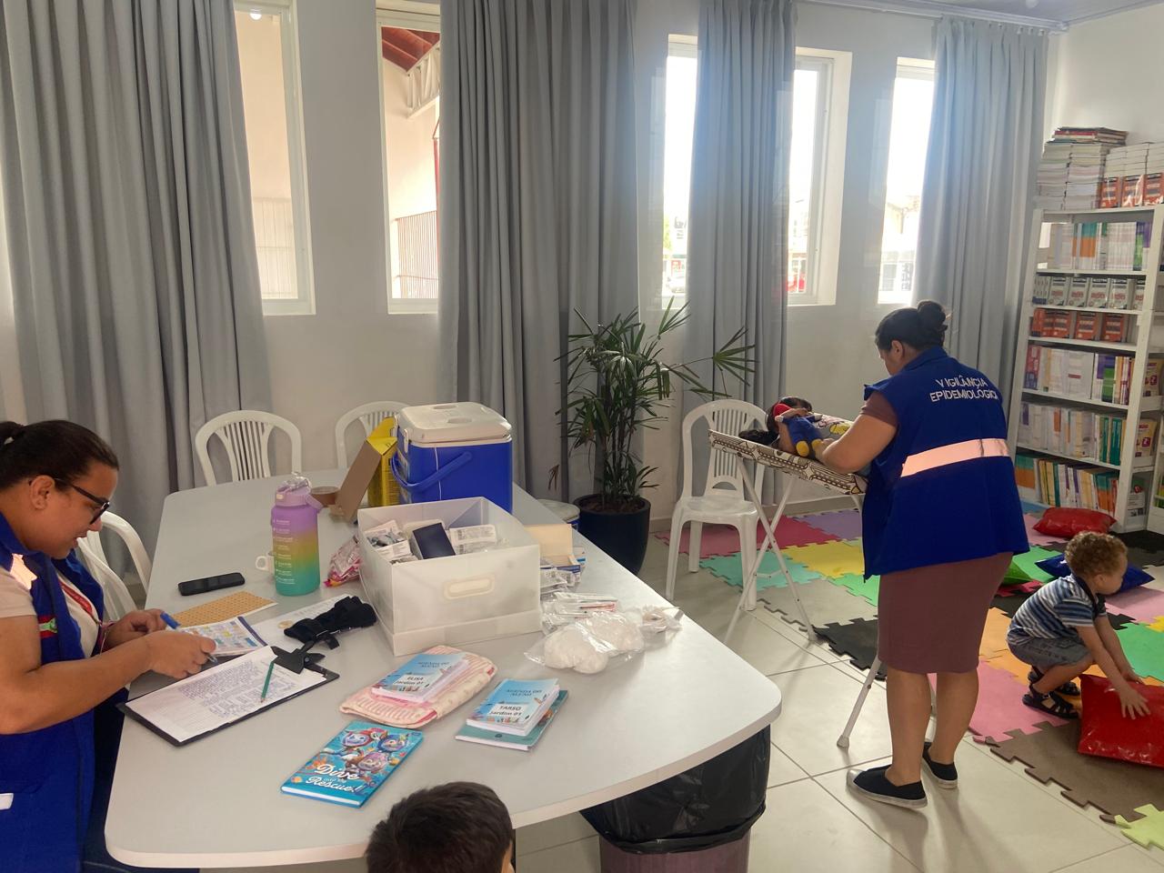 Campanha de Vacinao est sendo realizada nas escolas de Tijucas